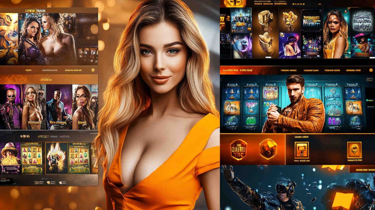Permainan slot online kristaltogel dengan tema berwarna neon dan format digital